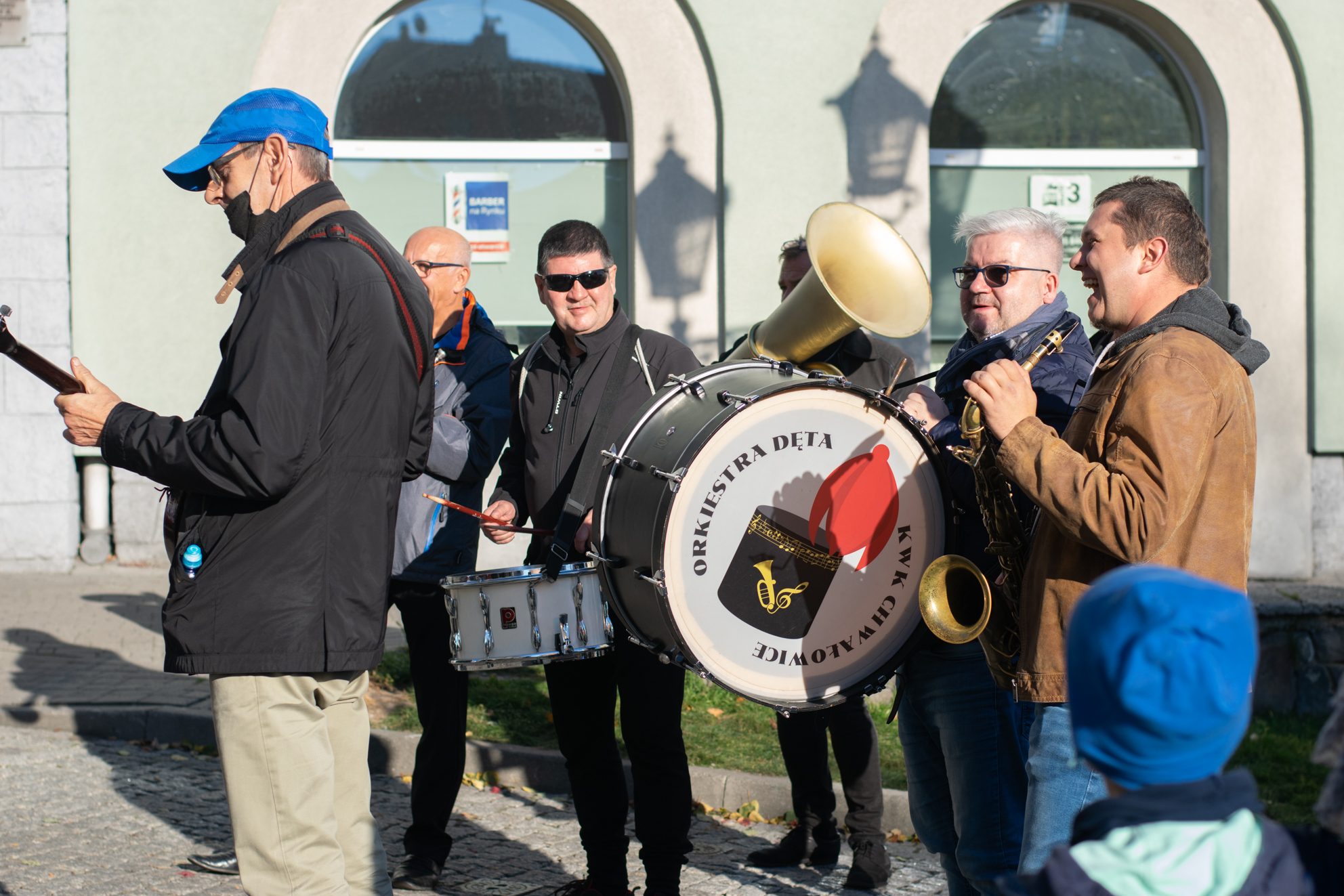 O oprawę muzyczną Marszu Wszystkich Świętych zadbała orkiestra dęta KWK Chwałowice